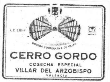 Imagen de CERRO GORDO COSECHA ESPECIAL VILLAR DEL ARZOBISPO VALENCIA