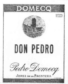 Imagen de DOMECQ DON PEDRO - PEDRO DOMECQ - JEREZ DE LA FRONTERA