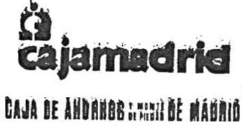 Imagen de CAJAMADRID CAJA DE AHORROS Y MONTE DE PIEDAD DE MADRID