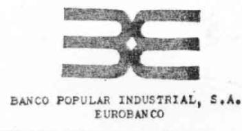 Imagen de BANCO POPULAR INDUSTRIAL, S.A. EUROBANCO
