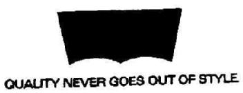 Imagen de QUALITY NEVER GOES OUT OF STYLE
