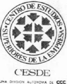 Imagen de CENTRO DE ESTUDIOS SUPERIORES DE LA EMPRESA CESDE UNA DIVISION AUTONOMA DE CCC