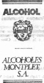 Imagen de ALCOHOLES MONTPLET, S.A