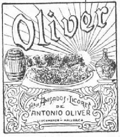 Imagen de OLIVER FCA DE ANISADOS Y LICORES DE ANTONIO OLIVER LLUCHMAYOR - MALLORCA