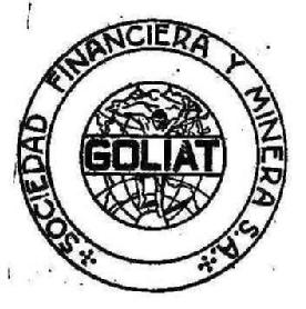 Imagen de SOCIEDAD FINANCIERA Y MINERA S.A. GOLIAT