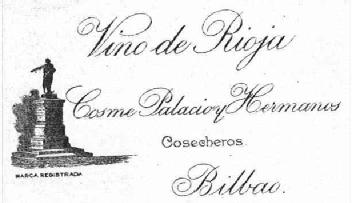 Imagen de VINO DE RIOJA COSME PALACIO Y HERMANOS COSECHEROS BILBAO