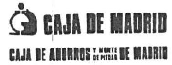 Imagen de CAJA DE MADRID CAJA DE AHORROS Y MONTE DE PIEDAD DE MADRID