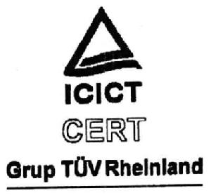 Imagen de ICICT CERT GRUP TUV RHEINLAND