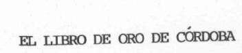 Imagen de EL LIBRO DE ORO DE CORDOBA