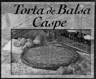 Imagen de TORTA DE BALSA CASPE