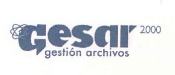 Imagen de GESAR 2000 GESTION ARCHIVOS