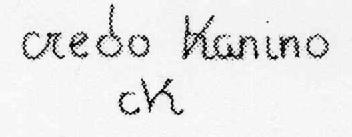 Imagen de CREDO KANINO CK