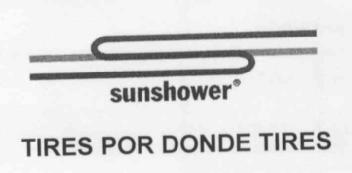 Imagen de SUNSHOWER. TIRES POR DONDE TIRES