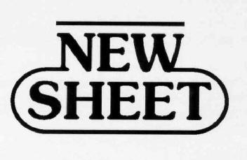 Imagen de NEW SHEET