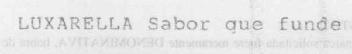 Imagen de LUXARELLA SABOR QUE FUNDE