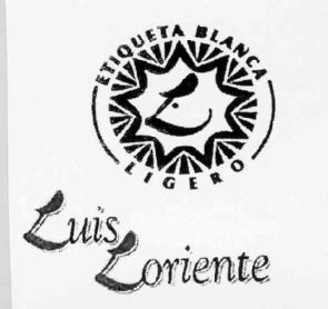 Imagen de LUIS LORIENTE ETIQUETA BLANCA LIGERO