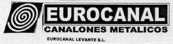 Imagen de EUROCANAL CANALONES METALICOS EUROCANAL LEVANTE S.L