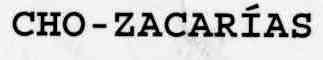 Imagen de CHO-ZACARIAS