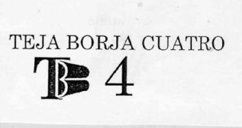 Imagen de TEJA BORJA CUATRO, TB4