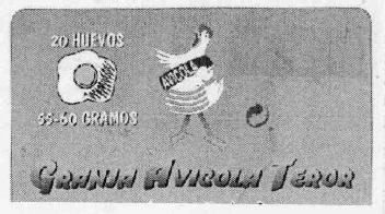 Imagen de 20 HUEVOS 55-60 GRAMOS GRANJA AVICOLA TEROR
