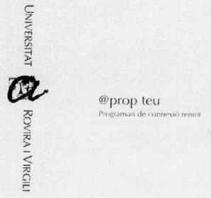 Imagen de @PROP TEU PROGRAMARI DE CONNEXIO REMOT UNIVERSITAT A ROVIRA I VIRGILI