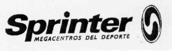 Imagen de SPRINTER MEGACENTROS DEL DEPORTE S