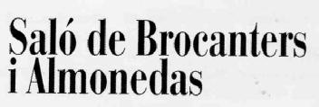 Imagen de SALO DE BROCANTERS I ALMONEDAS