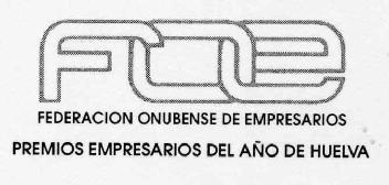 Imagen de FOE FEDERACION ONUBENSE DE EMPRESARIOS PREMIOS EMPRESARIOS DEL AÑO DE HUELVA