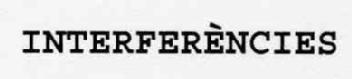 Imagen de INTERFERENCIES