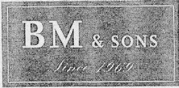 Imagen de BM & SONS SINCE 1969