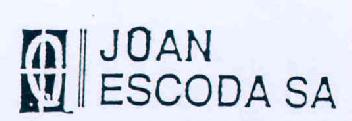 Imagen de JOAN ESCODA SA