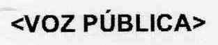 Imagen de <VOZ PUBLICA>