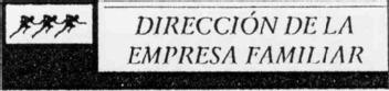 Imagen de DIRECCION DE LA EMPRESA FAMILIAR