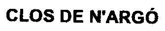 Imagen de CLOS DE N\'ARGO