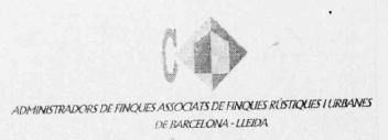 Imagen de C ADMINISTRADORS DE FINQUES ASSOCIATS DE FINQUES RUSTIQUES I URBANES DE BARCELONA-LLEIDA