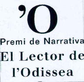 Imagen de \'O PREMI DE NARRATIVA EL LECTOR DE L\'ODISSEA