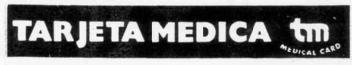 Imagen de TARJETA MEDICA TM MEDICAL CARD
