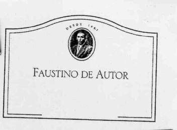 Imagen de FAUSTINO DE AUTOR DESDE 1861