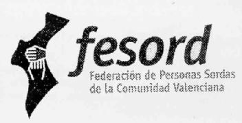 Imagen de FESORD FEDERACION DE PERSONAS SORDAS DE LA COMUNIDAD VALENCIANA