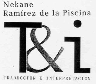 Imagen de NEKANE RAMIREZ DE LA PISCINA T&I TRADUCCION E INTERPRETACION