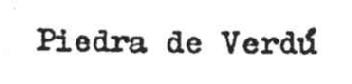 Imagen de PIEDRA DE VERDU