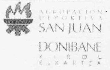 Imagen de AGRUPACION DEPORTIVA SAN JUAN DONIBANE KIROL ELKARTEA