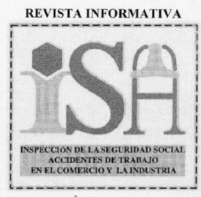 Imagen de REVISTA INFORMATIVA ISA INPECCION DE LA SEGURIDAD SOCIAL ACCIDENTES DE TRABAJO EN EL COMERCIO Y LA INDUSTRIA