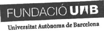 Imagen de FUNDACIO UAB UNIVERSITAT AUTONOMA DE BARCELONA