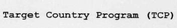Imagen de TARGET COUNTRY PROGRAM (TCP)