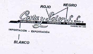 Imagen de COSTA Y SOLER, S.L. FABRICACION DE SOMBREROS Y BOLSOS IMPORTACION - EXPORTACION