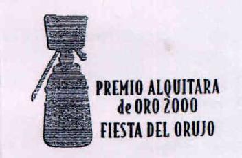 Imagen de PREMIO ALQUITARA DE ORO 2000 FIESTA DEL ORUJO