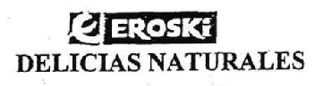 Imagen de E EROSKI DELICIAS NATURALES
