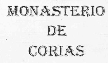 Imagen de MONASTERIO DE CORIAS