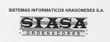 Imagen de SISTEMAS INFORMATICOS ARAGONESES, S.A. SIASA ORDENADORES